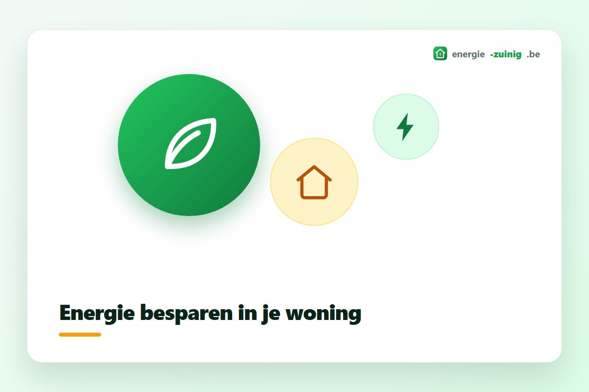 Energie besparen in je woning met praktische tips voor verwarming en elektriciteit