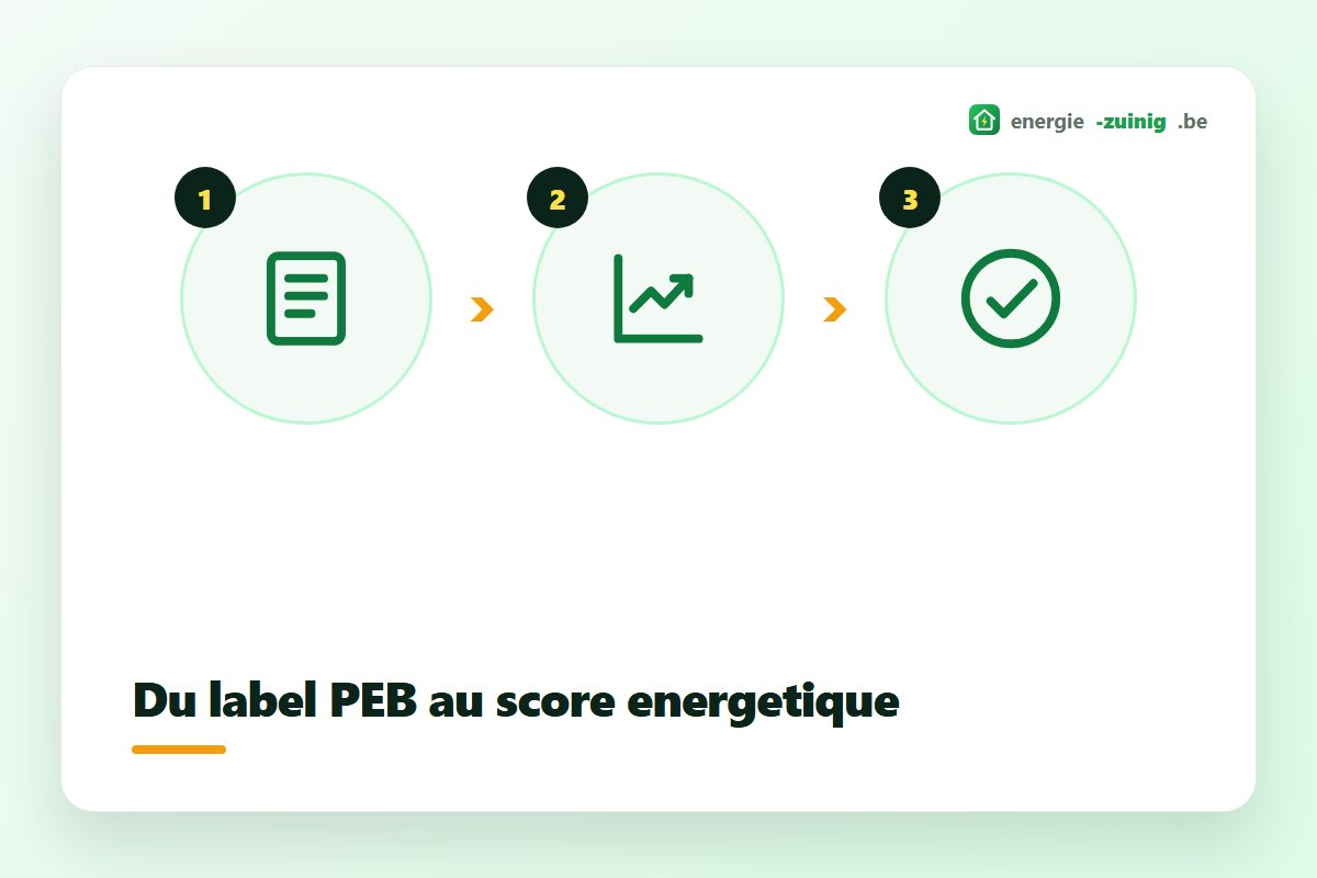 Du label PEB au score énergétique : comment la valeur PEB est calculée